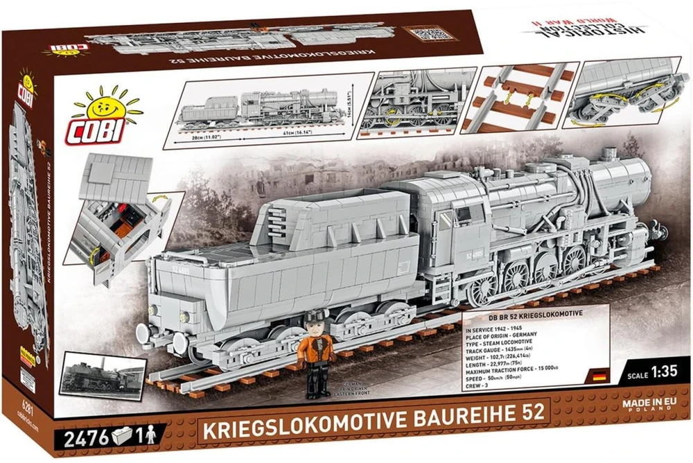 Cobi Klocki Kriegslokomotive Baureihe 52