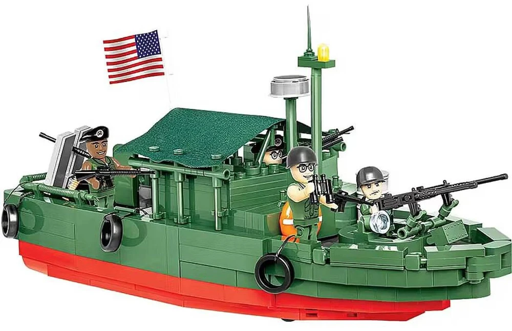 Surenkamas modelis Vietnam War PatrolBoatRiver MKII Cobi, 2238, 615 d.