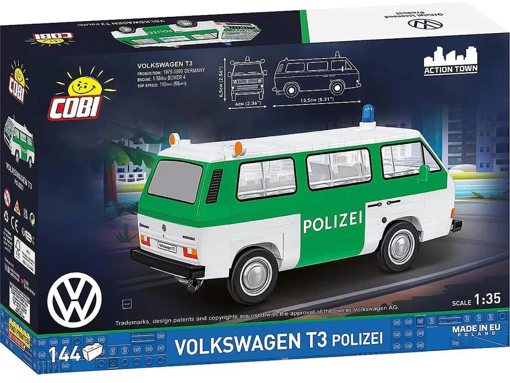 COBI 24637 Volkswagen T3 Police