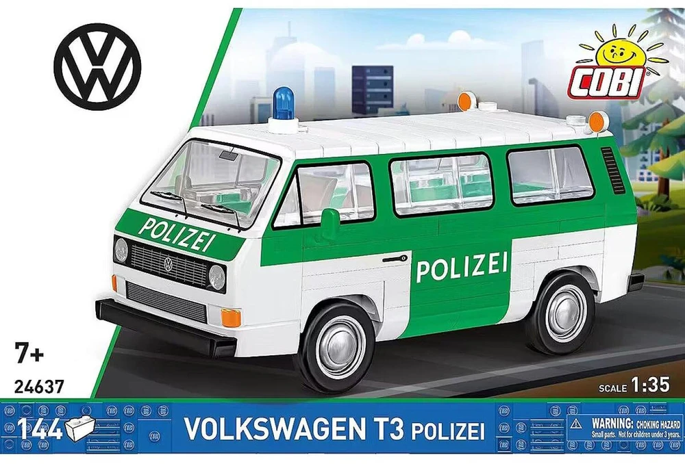COBI 24637 Volkswagen T3 Police