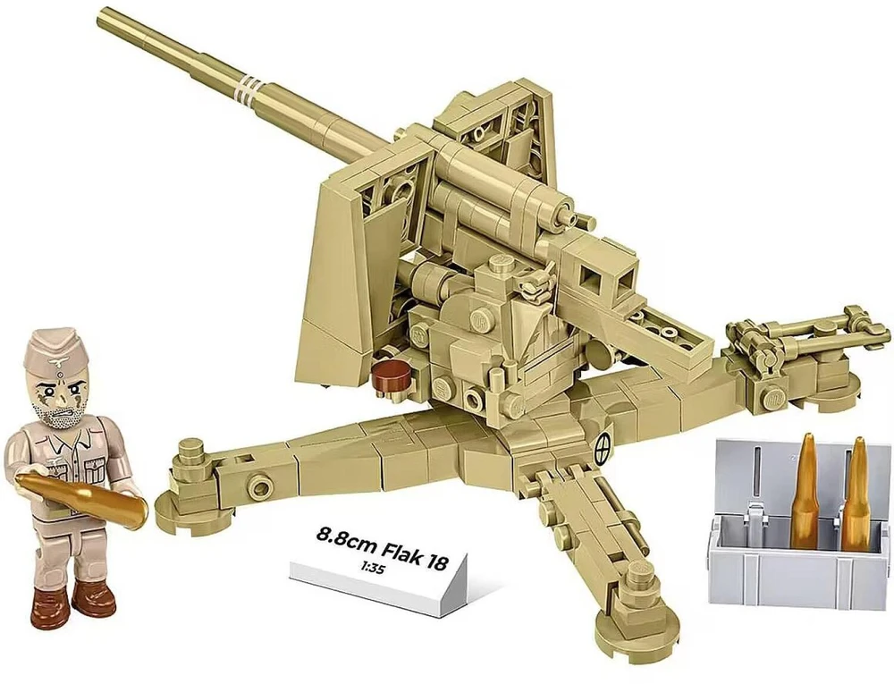 Cobi 8,8 cm skersmens neperšaunamos kaladėlės, 18 232 kaladėlės, 1:35