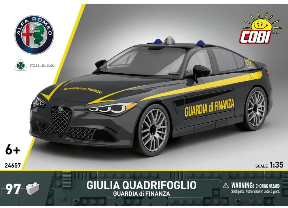 COBI Alfa Romeo Giulia Quardr.Guardia 97kl 24657
