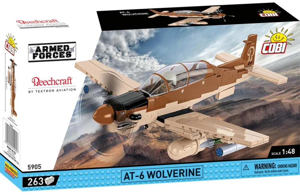 Cobi Konstravimo rinkinys AT-6 Wolverine, 263 dalys