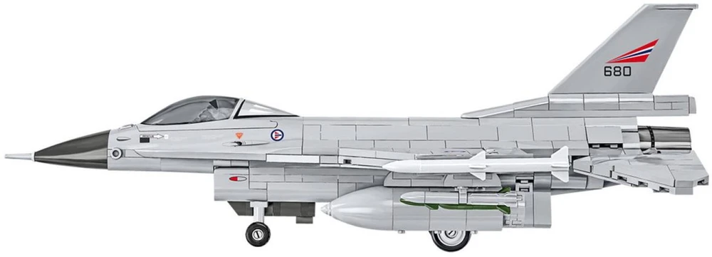 Cobi Klocki F-16am „Fighting Falcon“ statybiniai blokeliai, 495 dalys