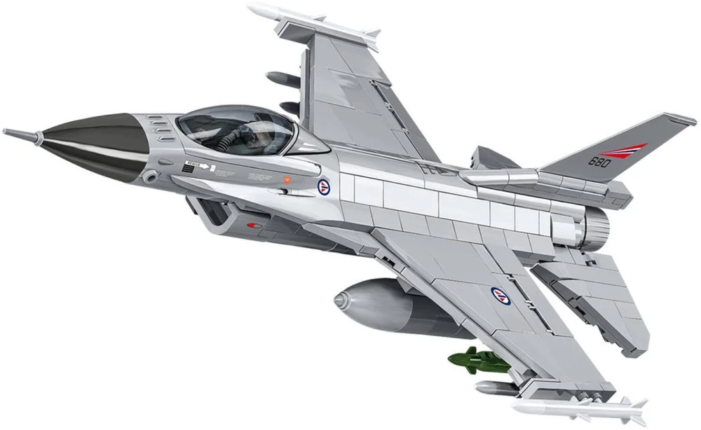 Cobi Klocki F-16am „Fighting Falcon“ statybiniai blokeliai, 495 dalys