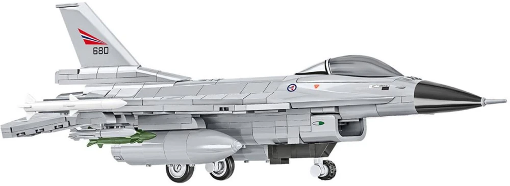 Cobi Klocki F-16am „Fighting Falcon“ statybiniai blokeliai, 495 dalys