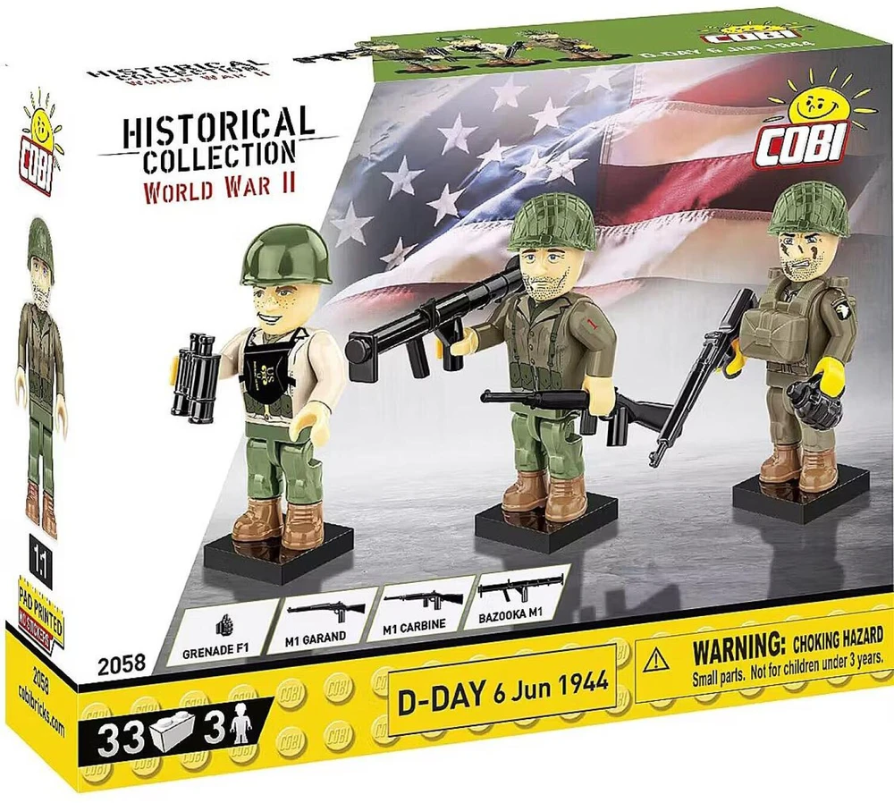 COBI HC WWII D-DAY 6 JUN 1944 33kl/3fig 2058