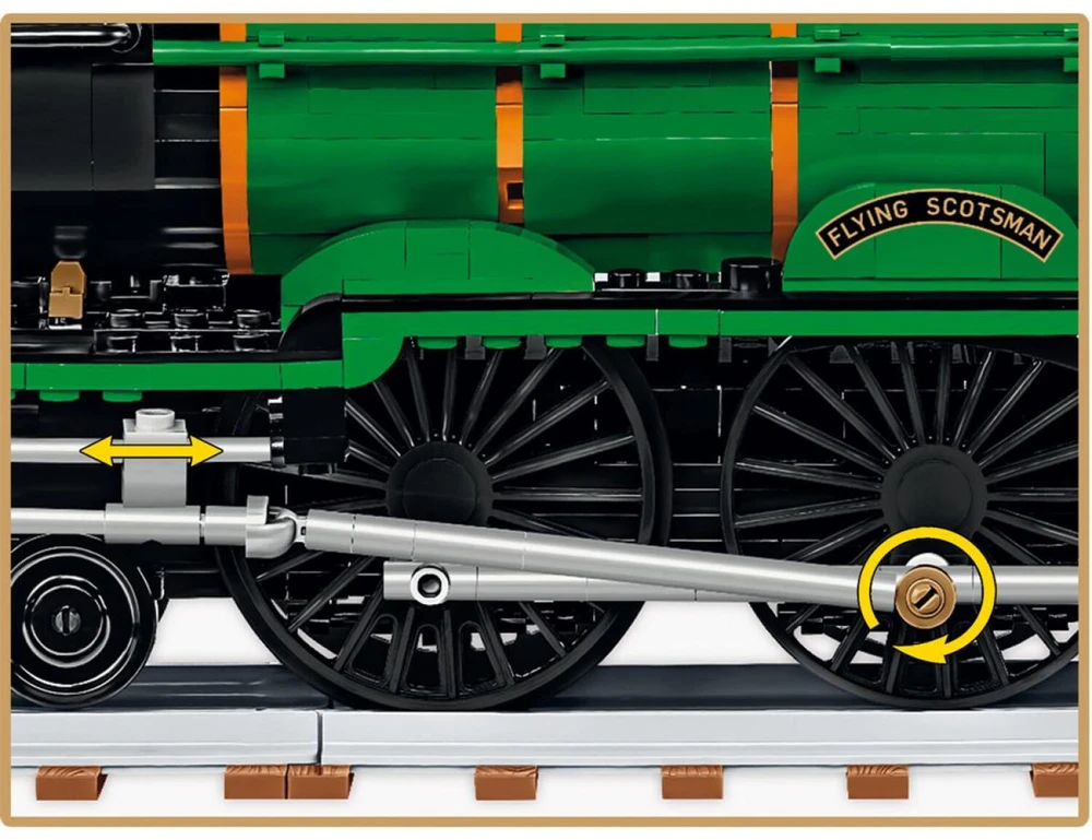 Cobi „Flying Scotsman BSL“ lokomotyvų blokai