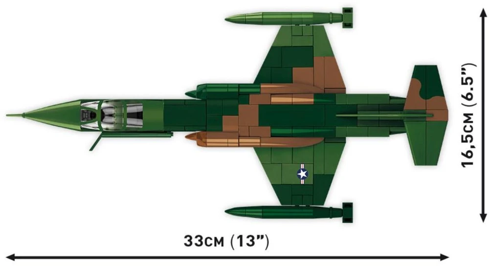 COBI HC VietnamWar LockheedF-104 Starf..430kl 2426