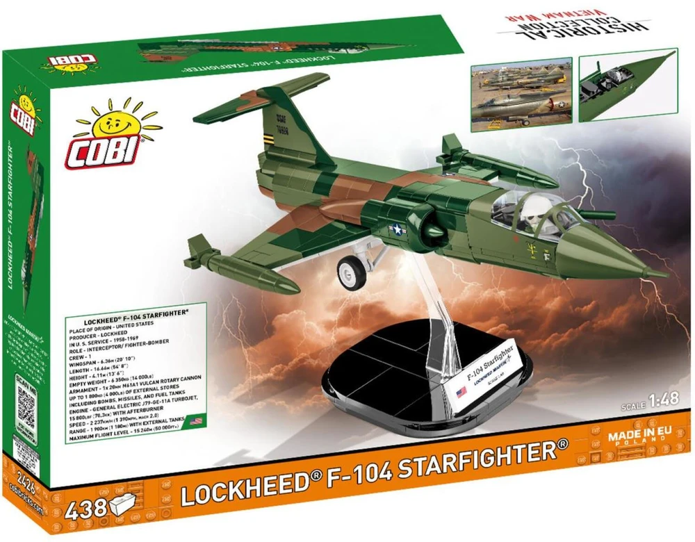 COBI HC VietnamWar LockheedF-104 Starf..430kl 2426