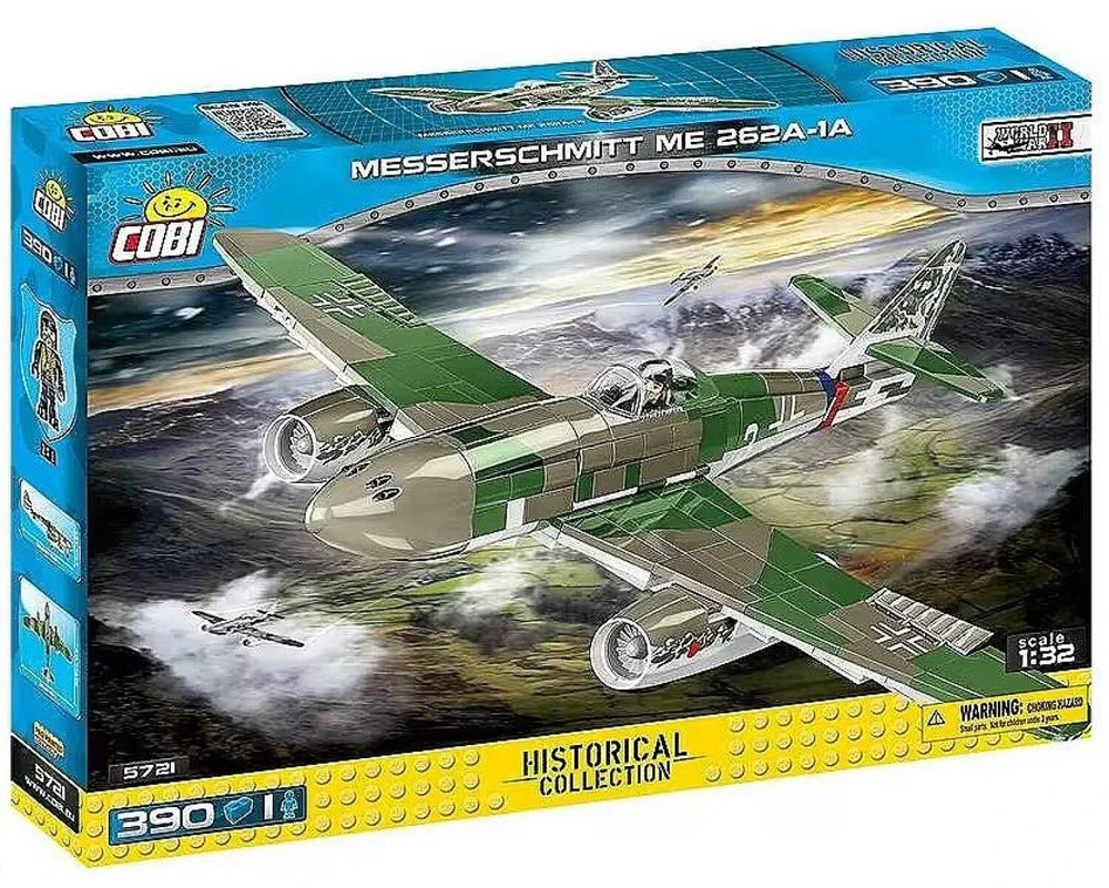 Cobi HC WWII 5721 Samolot Messerschmitt ME 262A-1A 390 kl.