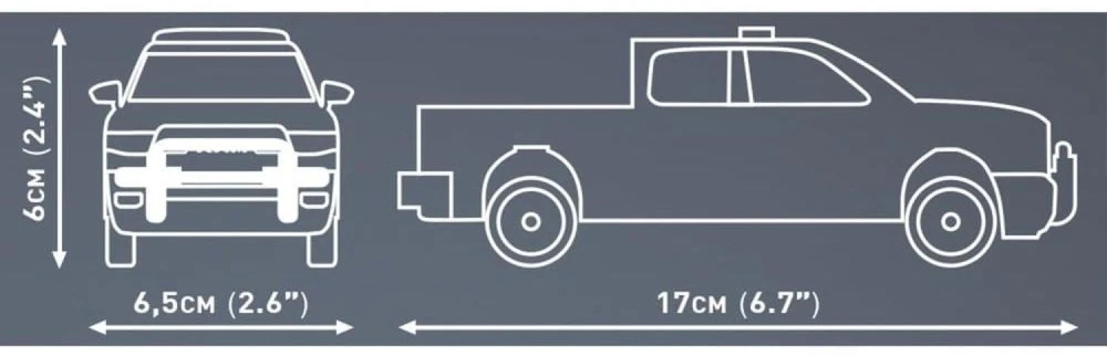 COBI Dodge RAM 1500 Police 203kl 24608