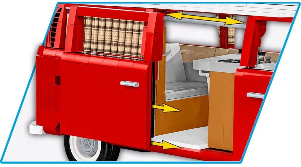 Cobi Automobilių modeliai 1:12 Volkswagen T2a kemperis Executive Edition (24361)