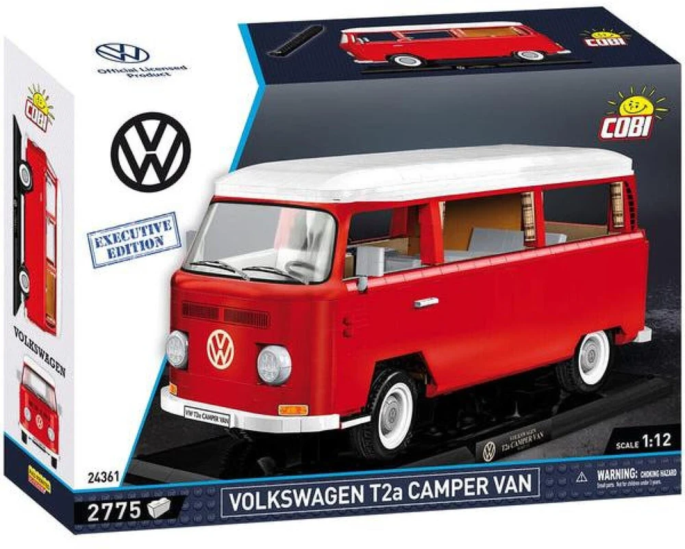 Cobi Automobilių modeliai 1:12 Volkswagen T2a kemperis Executive Edition (24361)