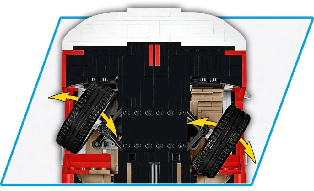 Cobi Automobilių modeliai 1:12 Volkswagen T2a kemperis Executive Edition (24361)