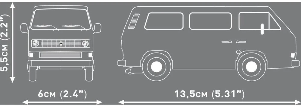 COBI CARS VW T3 123kl 24634