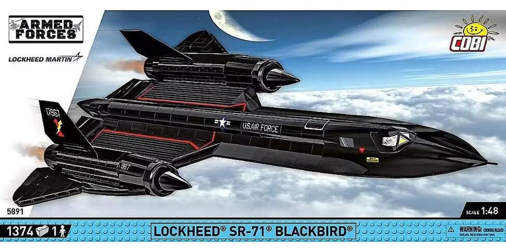 COBI konstruktorius Lockheed SR‑71 Blackbird 1:48, 1374 det., 9+, 5891