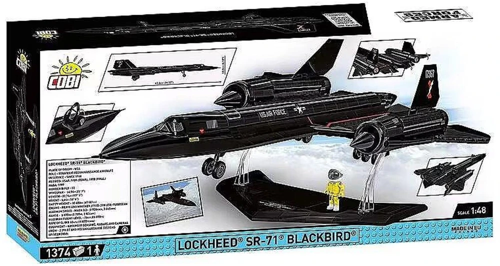COBI konstruktorius Lockheed SR‑71 Blackbird 1:48, 1374 det., 9+, 5891