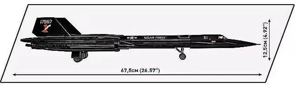 COBI konstruktorius Lockheed SR‑71 Blackbird 1:48, 1374 det., 9+, 5891
