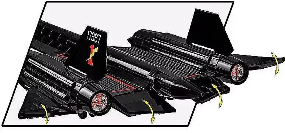 COBI konstruktorius Lockheed SR‑71 Blackbird 1:48, 1374 det., 9+, 5891