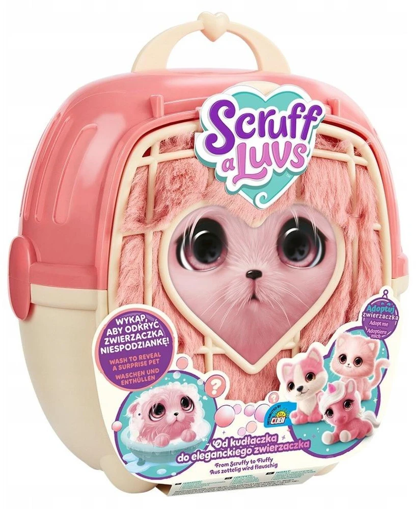 Cobi Little Live Pets Scruff a Luvs žaislinis gyvūnėlis – koralinė