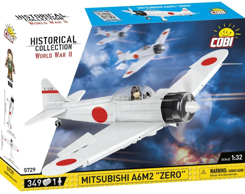 Cobi Klocki „Mitsubishi A6M2“ nulinio jutiklio pagalvėlės