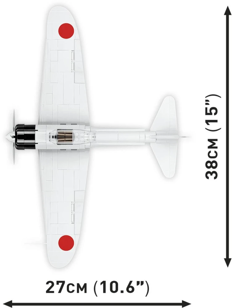 Cobi Klocki „Mitsubishi A6M2“ nulinio jutiklio pagalvėlės