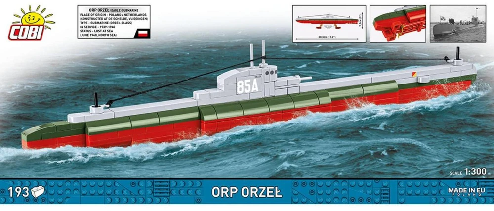 Cobi Klocki orp orzeł 193 klocki