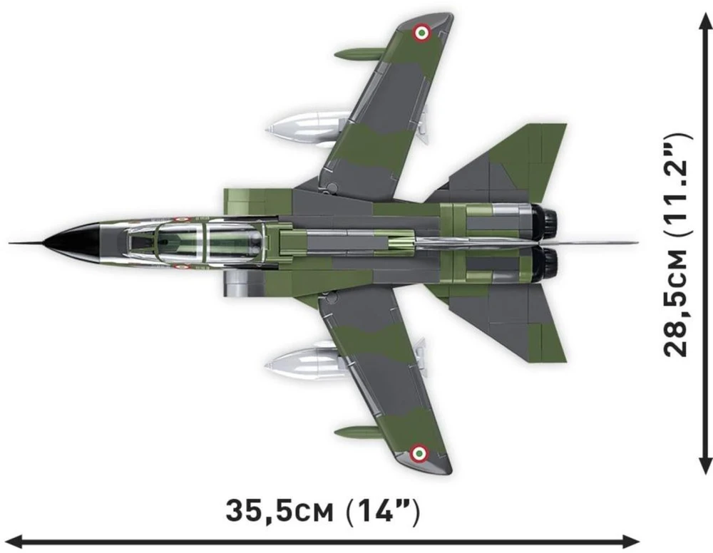 COBI Panavia Tornado IDS lėktuvo konstruktorius 1:48, 483 detalės