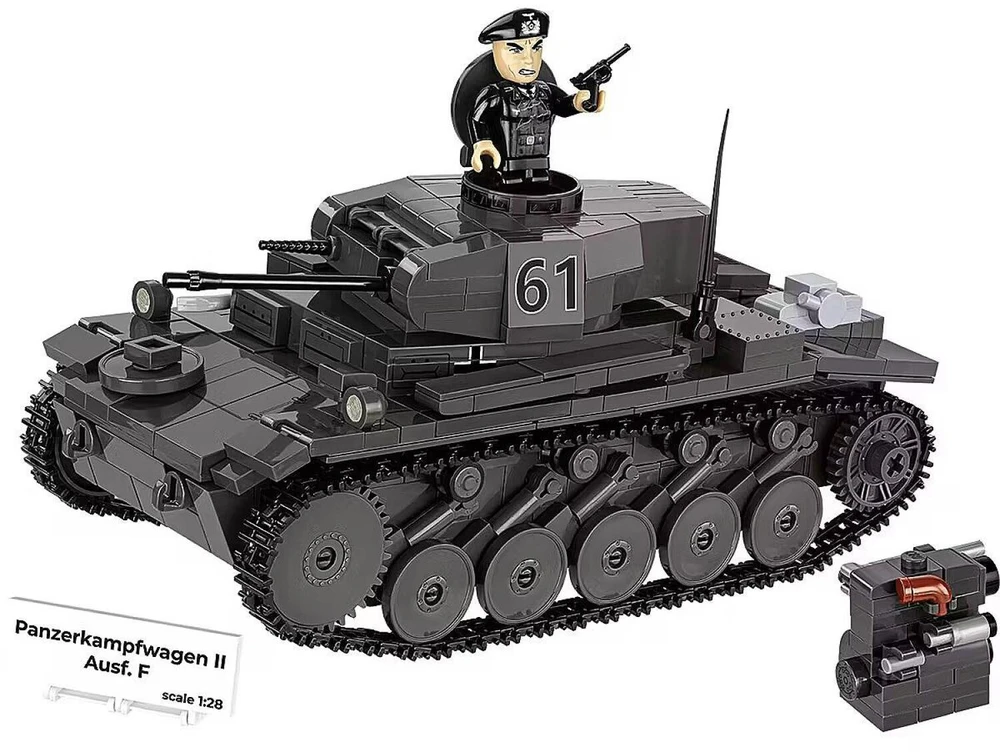 Cobi Panzerkampfwagen II tankų blokai 813 blokų