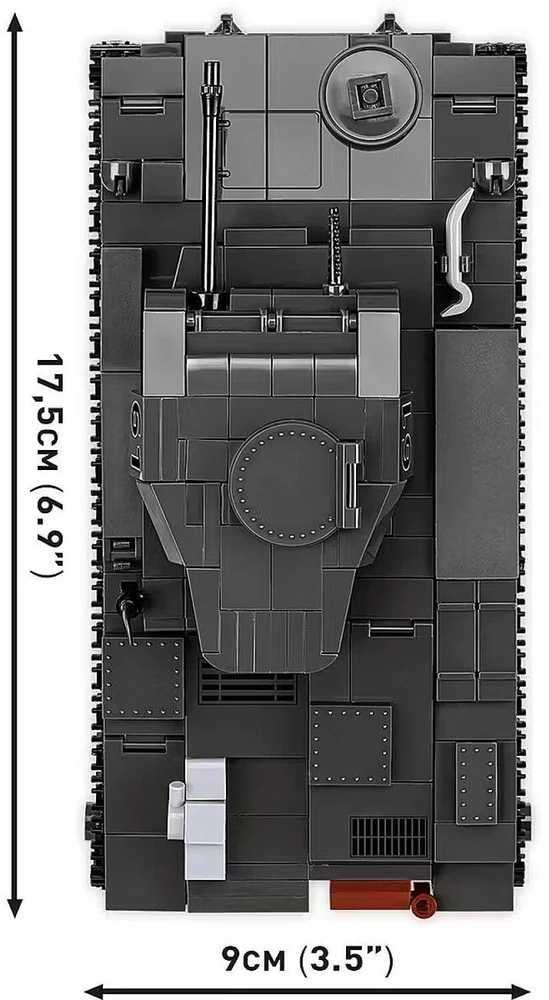 Cobi Panzerkampfwagen II tankų blokai 813 blokų