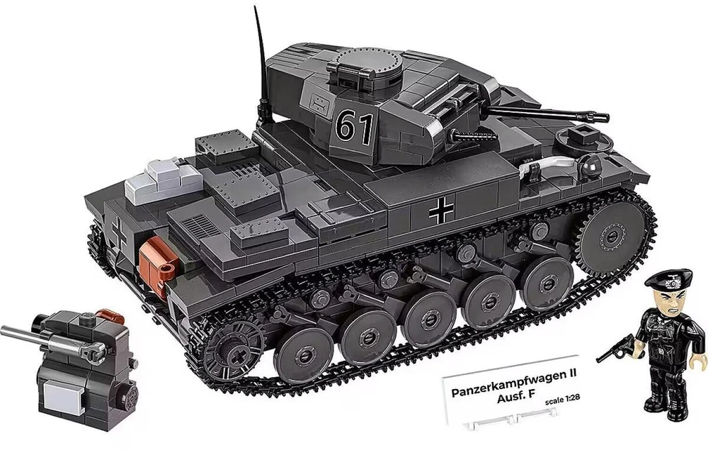 Cobi Panzerkampfwagen II tankų blokai 813 blokų