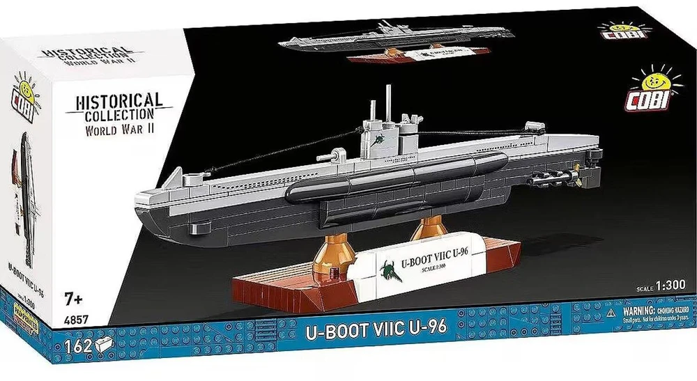Cobi Klocki Povandeninis laivas VIIC U-96 blokuoja 162 blokus