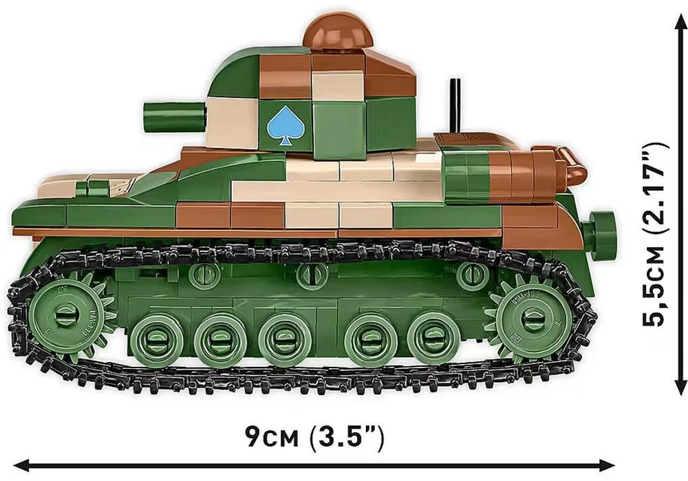 Cobi Klocki WWII Renault R-35 258 klocków
