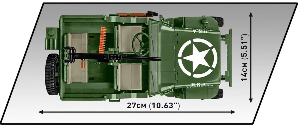 Cobi istorinė kolekcija Willys MB