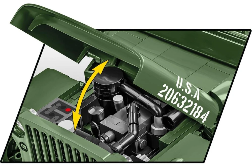 Cobi istorinė kolekcija Willys MB