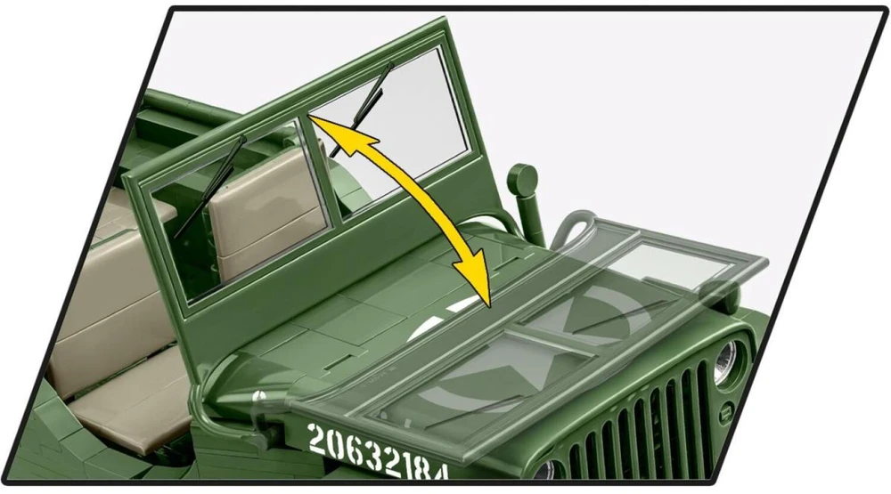 Cobi istorinė kolekcija Willys MB