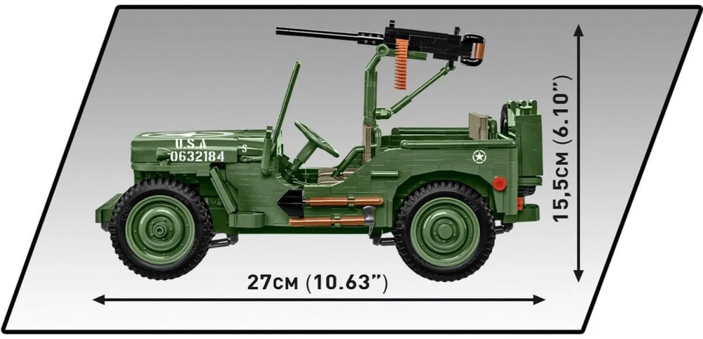 Cobi istorinė kolekcija Willys MB