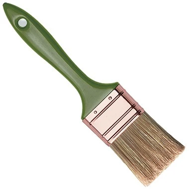 COLOR EXPERT Teptukas 30 mm, plokšti, sumaišyti rudi šereliai, plastikinė rankena