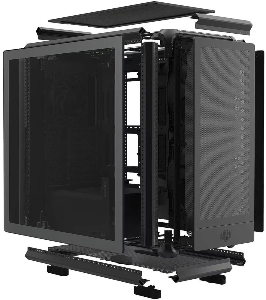 Cooler Master MasterFrame 600 Mesh Midi Tower korpusas, juodas