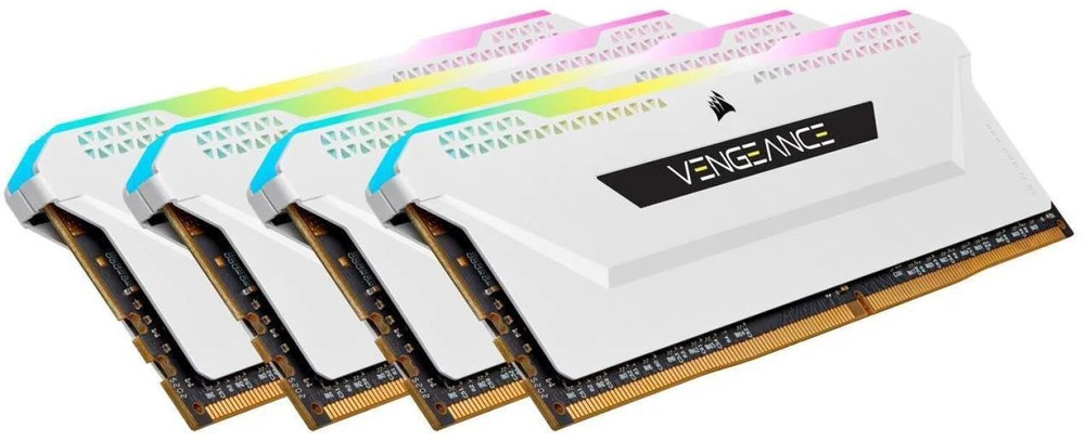 RAM DDR4 64GB PC 3200 CL16 CORSAIR rinkinys (4x16GB) Vengeance RGB P komplektas