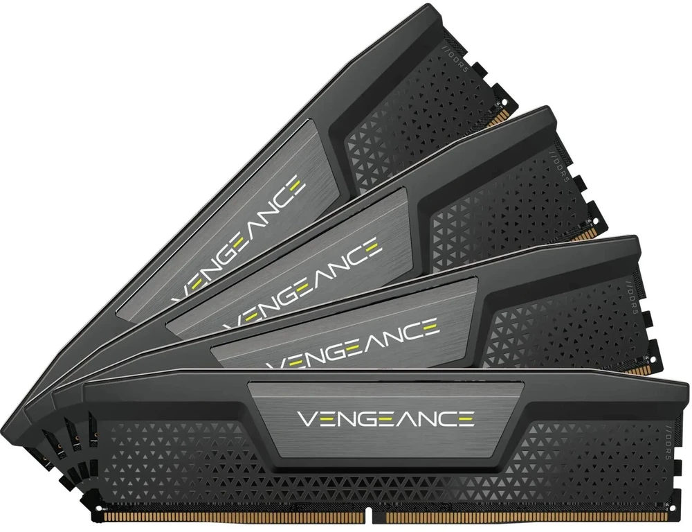 RAM CORSAIR VENGEANCE 96GB 4x24GB DDR5 5600MT/s DIMM Unbuffered 40-40-40-77 XMP 3.0 Juodas Heatspreader 1.25V