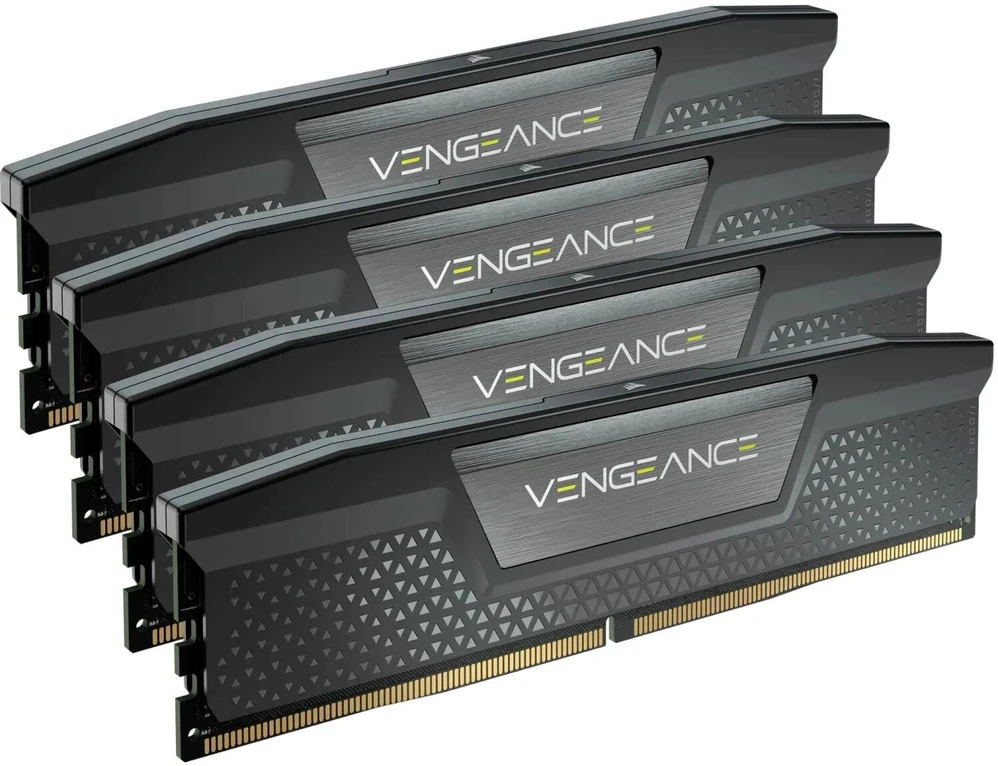 RAM CORSAIR VENGEANCE 96GB 4x24GB DDR5 5600MT/s DIMM Unbuffered 40-40-40-77 XMP 3.0 Juodas Heatspreader 1.25V
