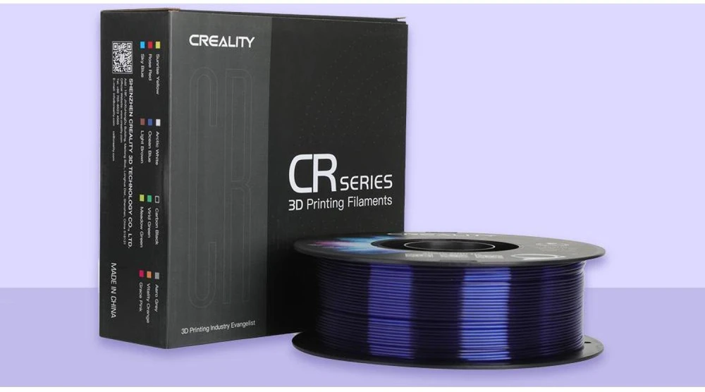 Creality CR-PETG - 1.75mm - 1kg - Skaidriai mėlynas