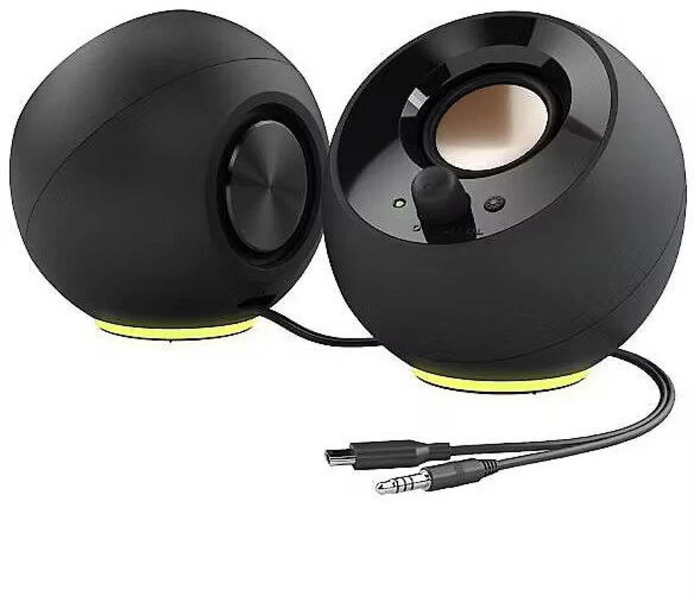 Kompiuterio kolonėlės Creative 2.0 Pebble SE USB-C kompiuterio garsiakalbiai su RGB apšvietimu