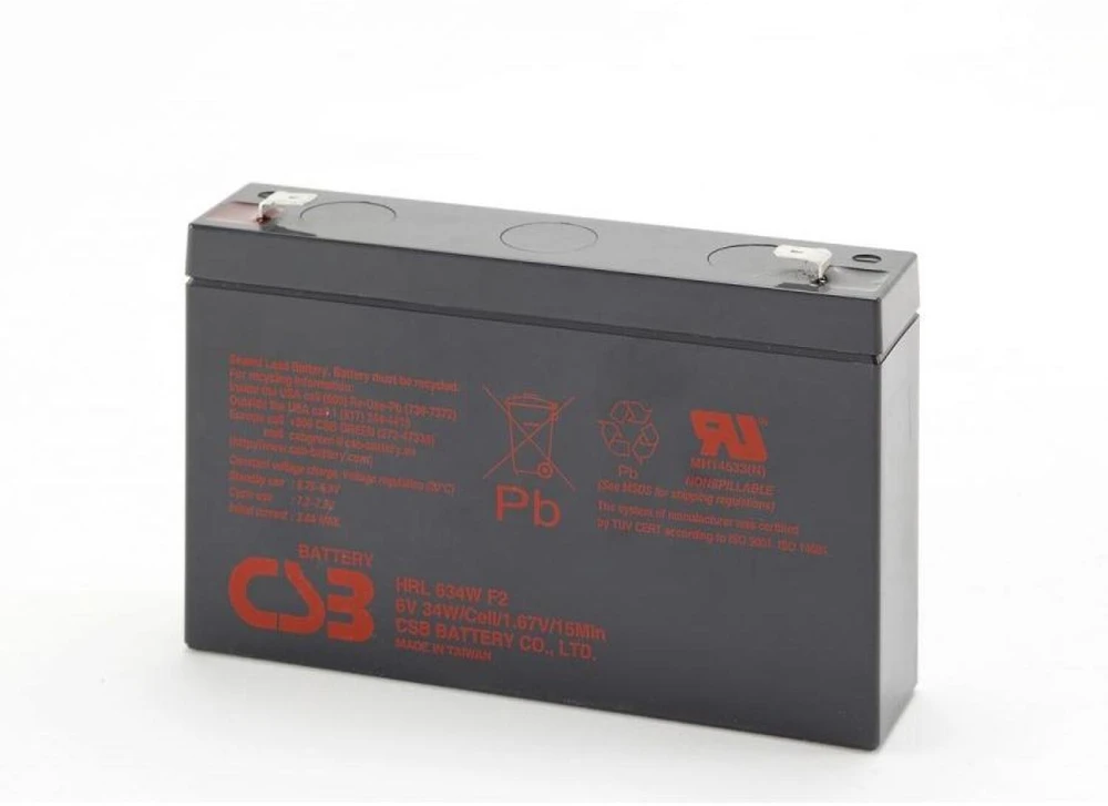 CSB HRL634WF2 akumuliatorius 6V 34W 9Ah