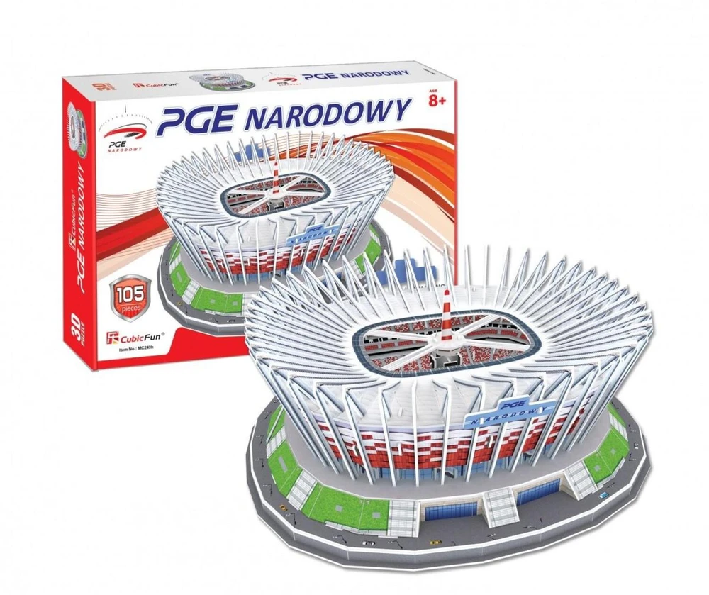 CubicFun Puzzle 105 detalių 3D dėlionė PGE Nacionalinis stadionas