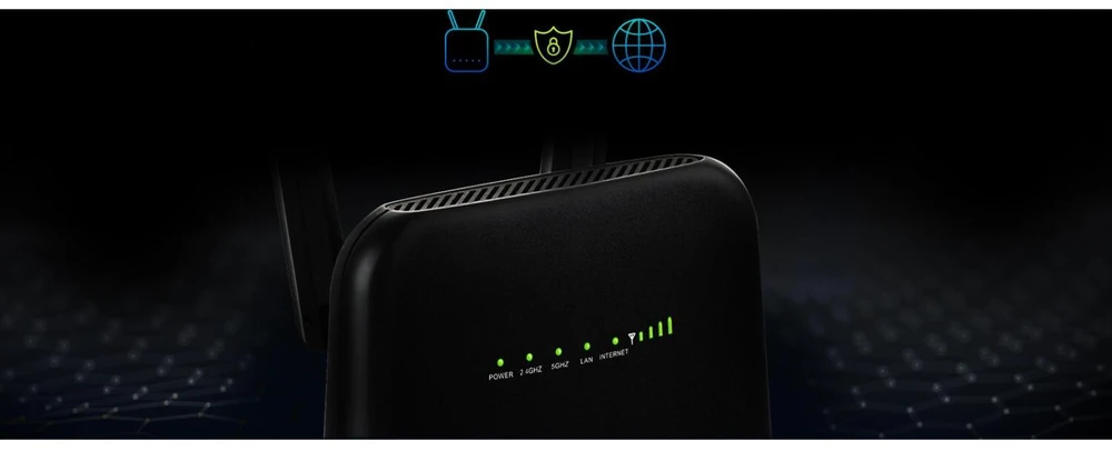 D-Link | 4G Cat 6 AC1200 maršrutizatorius | DWR-960 | 802.11ac | 10/100/1000 Mbit/s | Mesh palaikymas: ne | MU-MIMO: taip | Mobiliosios interneto ryšio nėra | Antenų tipas: 2 išorinės