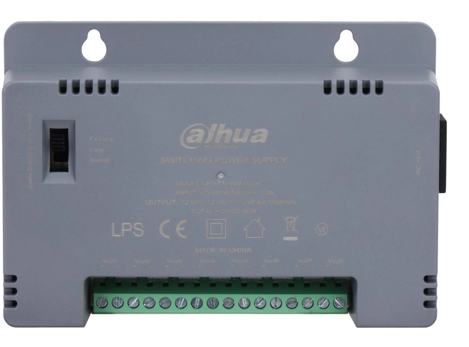 IMPULSINIS MAITINTUVAS PFM344D-8CH-EN DAHUA