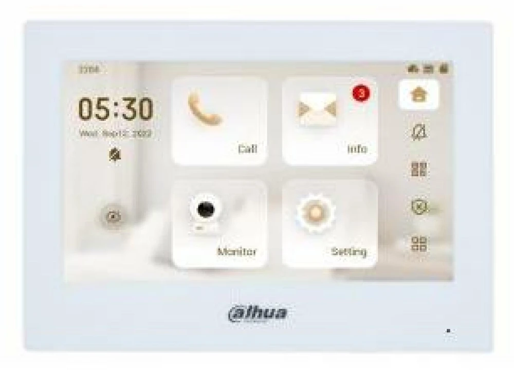 PATALPŲ VIDAUS SKYDELIS VTH2622GW-W IP / Wi-Fi / 2-Wire DAHUA